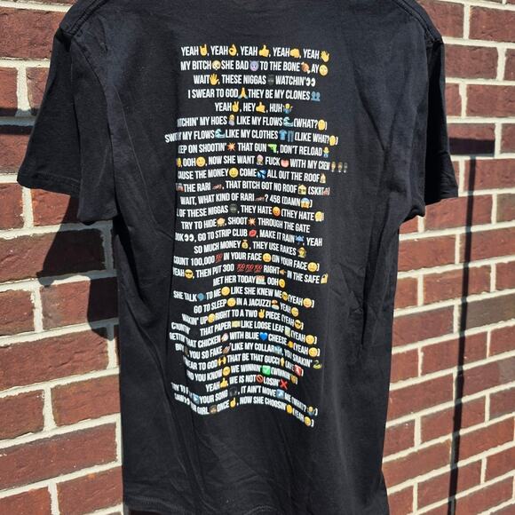 Lil Uzi Vert Tour Bad & Boujee Lyric Shirt - Picture 2 of 2